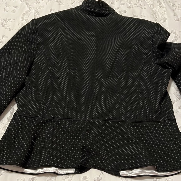 Black Polka Dot Women's Suit - Picture 5 of 9